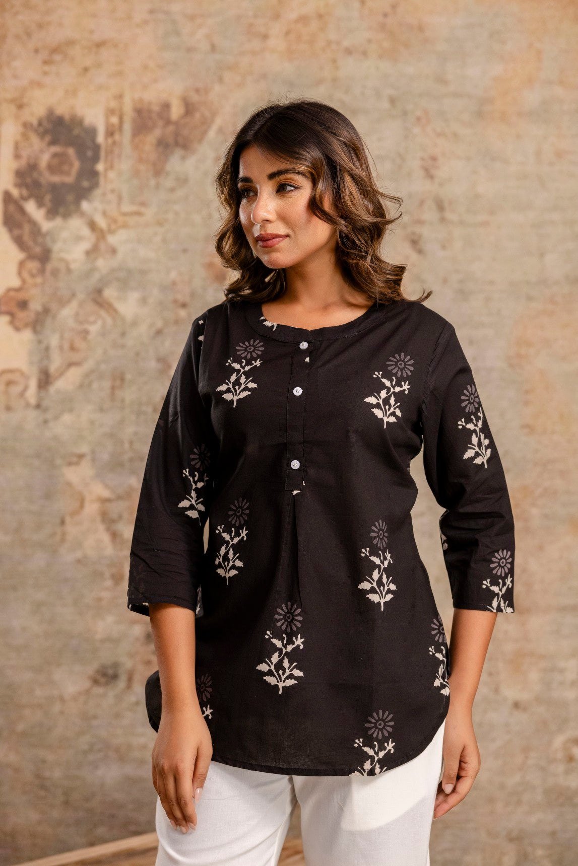 Women’s Cotton Jaipuri Print Top – Wholesale Manufacturer Collection