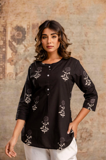 Women’s Cotton Jaipuri Print Top – Wholesale Manufacturer Collection