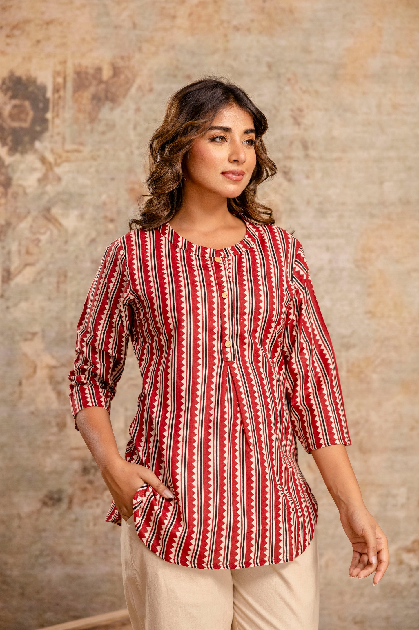 Women’s Cotton Jaipuri Print Top – Wholesale Manufacturer Supply