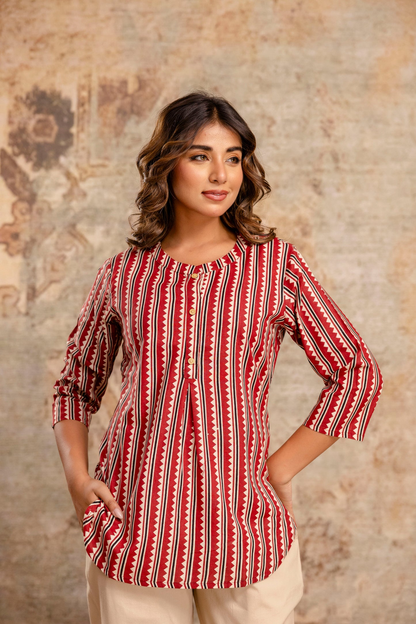 Women’s Cotton Jaipuri Print Top – Wholesale Manufacturer Supply