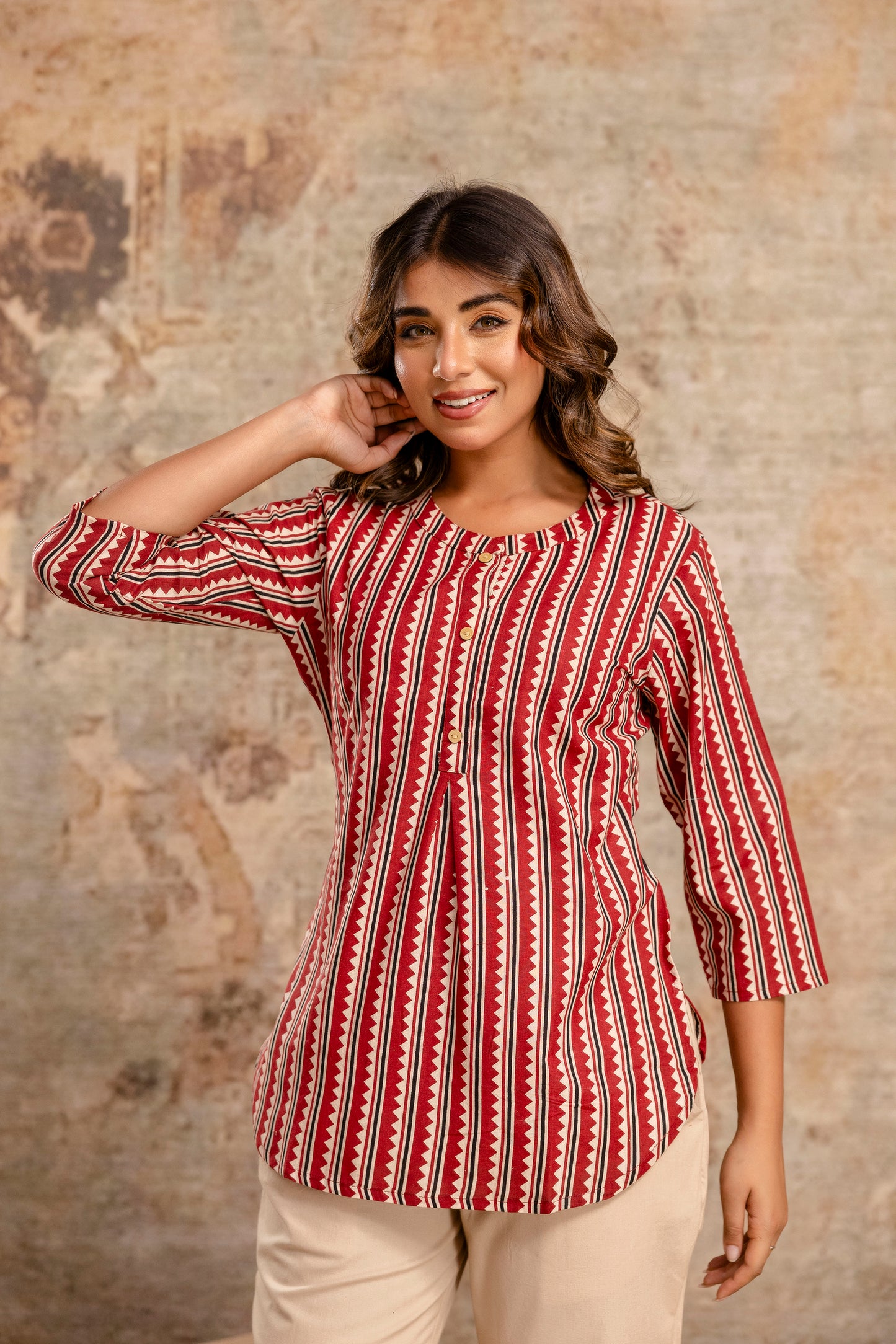 Women’s Cotton Jaipuri Print Top – Wholesale Manufacturer Supply