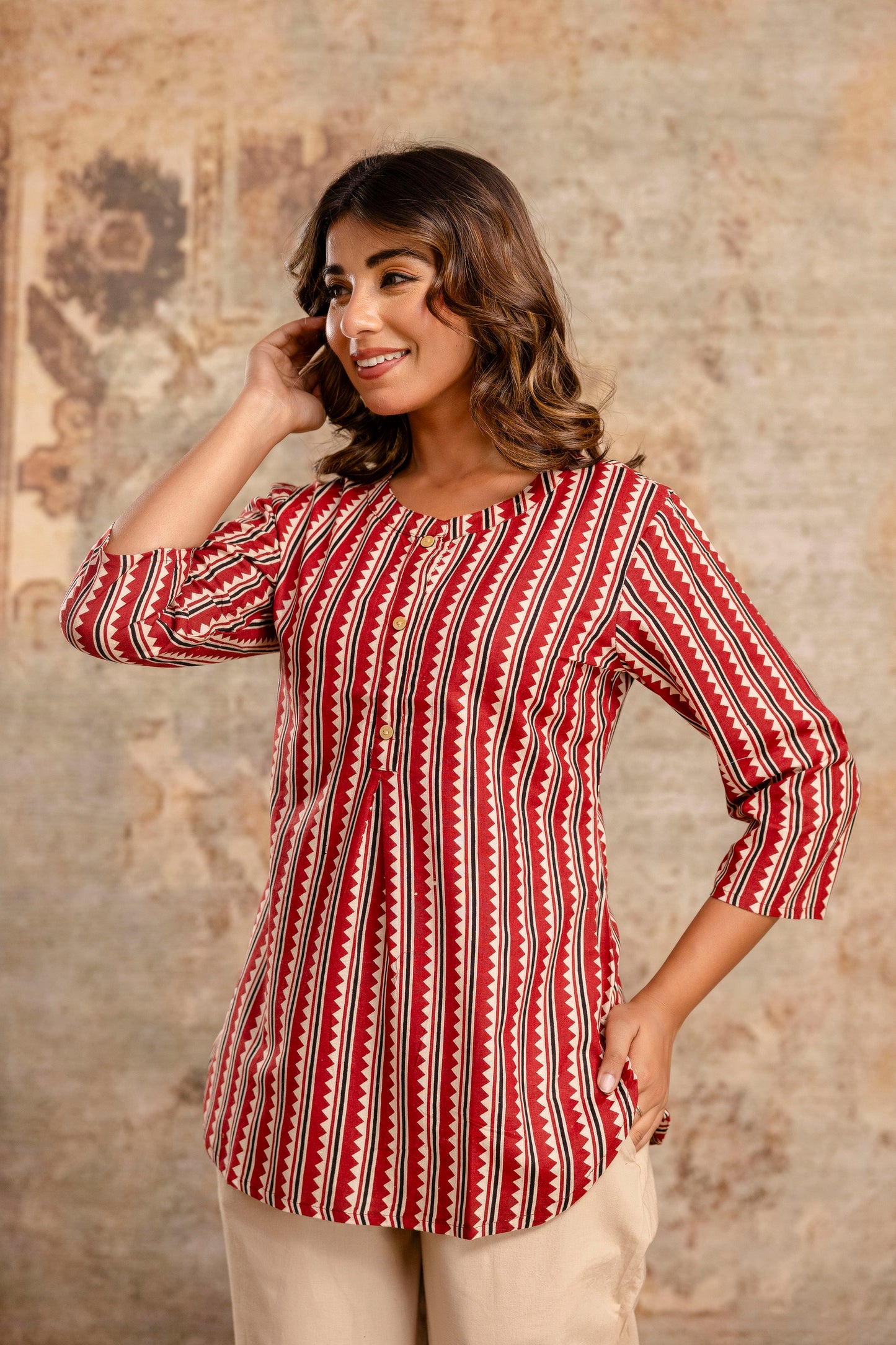 Women’s Cotton Jaipuri Print Top – Wholesale Manufacturer Supply