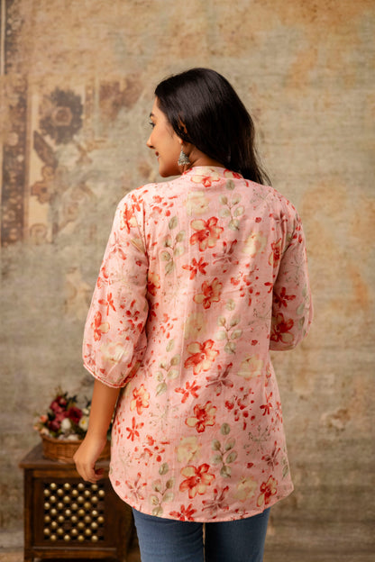 Women’s Cotton Jaipuri Floral Print Top – Wholesale Manufacturer Range