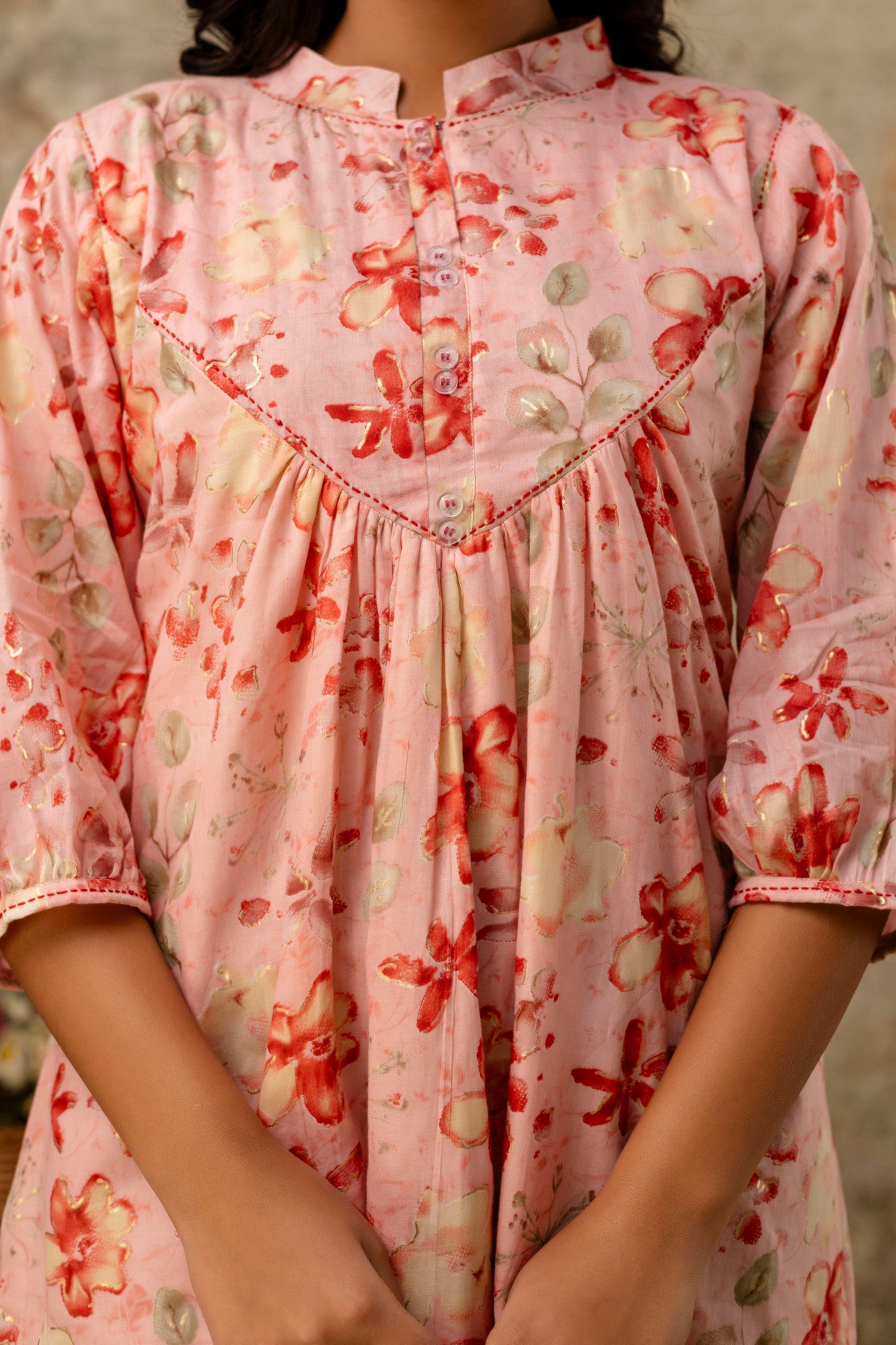 Women’s Cotton Jaipuri Floral Print Top – Wholesale Manufacturer Range