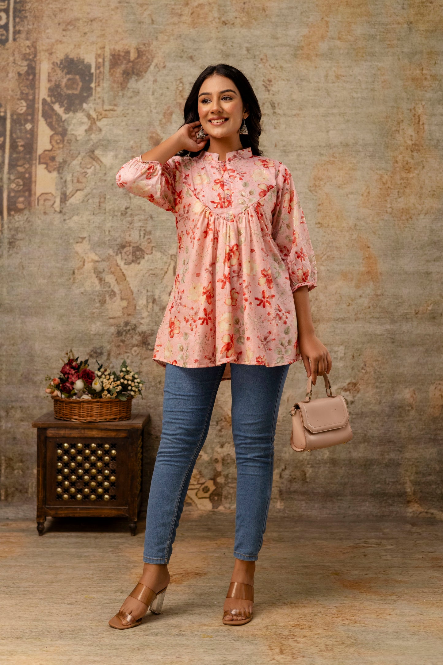 Women’s Cotton Jaipuri Floral Print Top – Wholesale Manufacturer Range