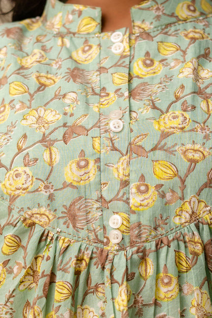 Women Jaipuri print cotton top wholesale