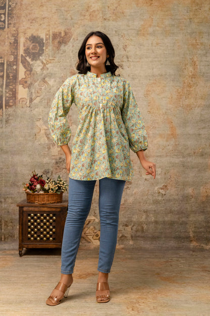 Neelufer Creation women cotton ethnic top