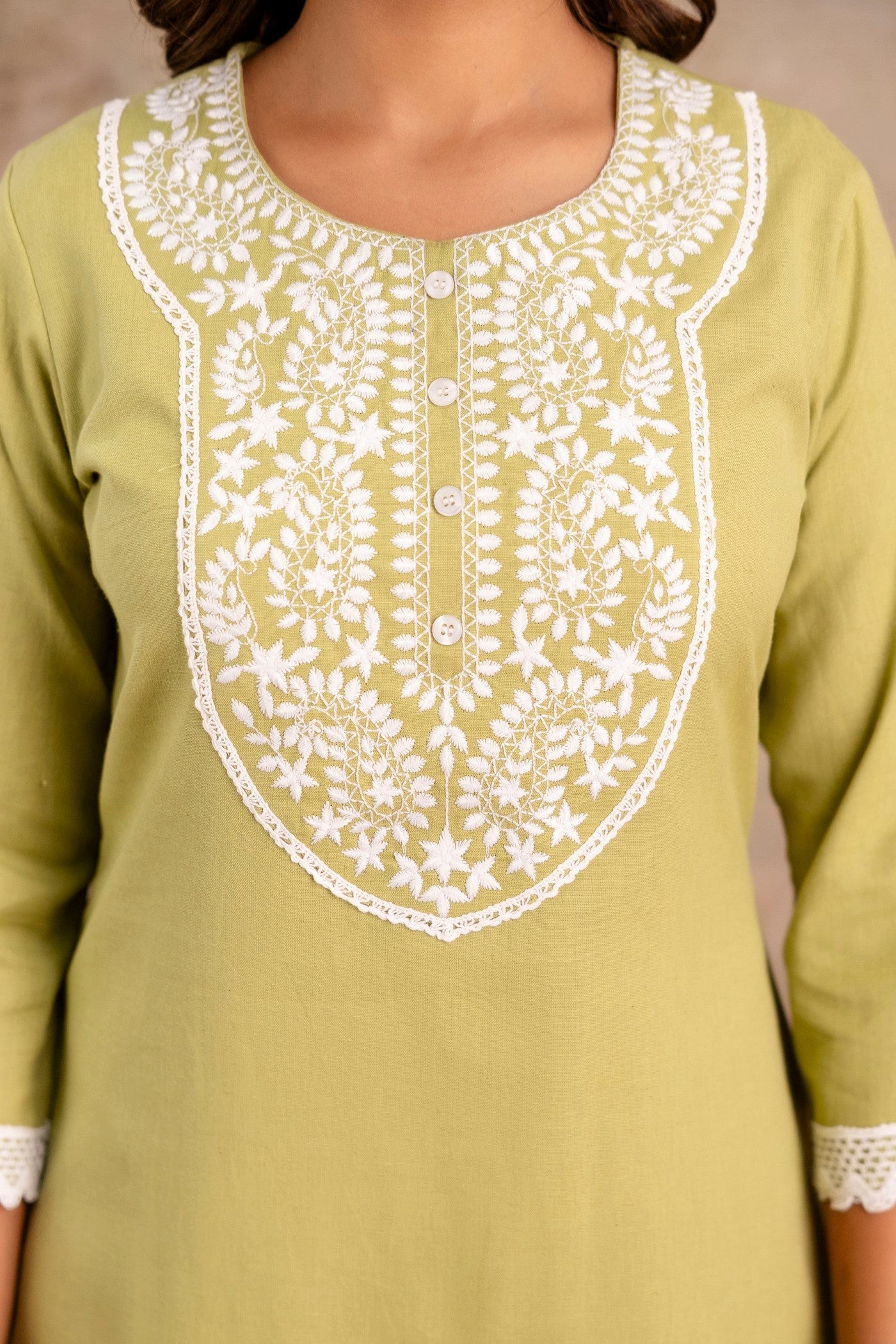 Boutique cotton dupatta set Neelufer Creation