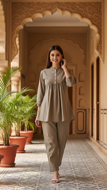 Pure Cotton Women Cord Set – Wholesale Manufacturer Women Wear