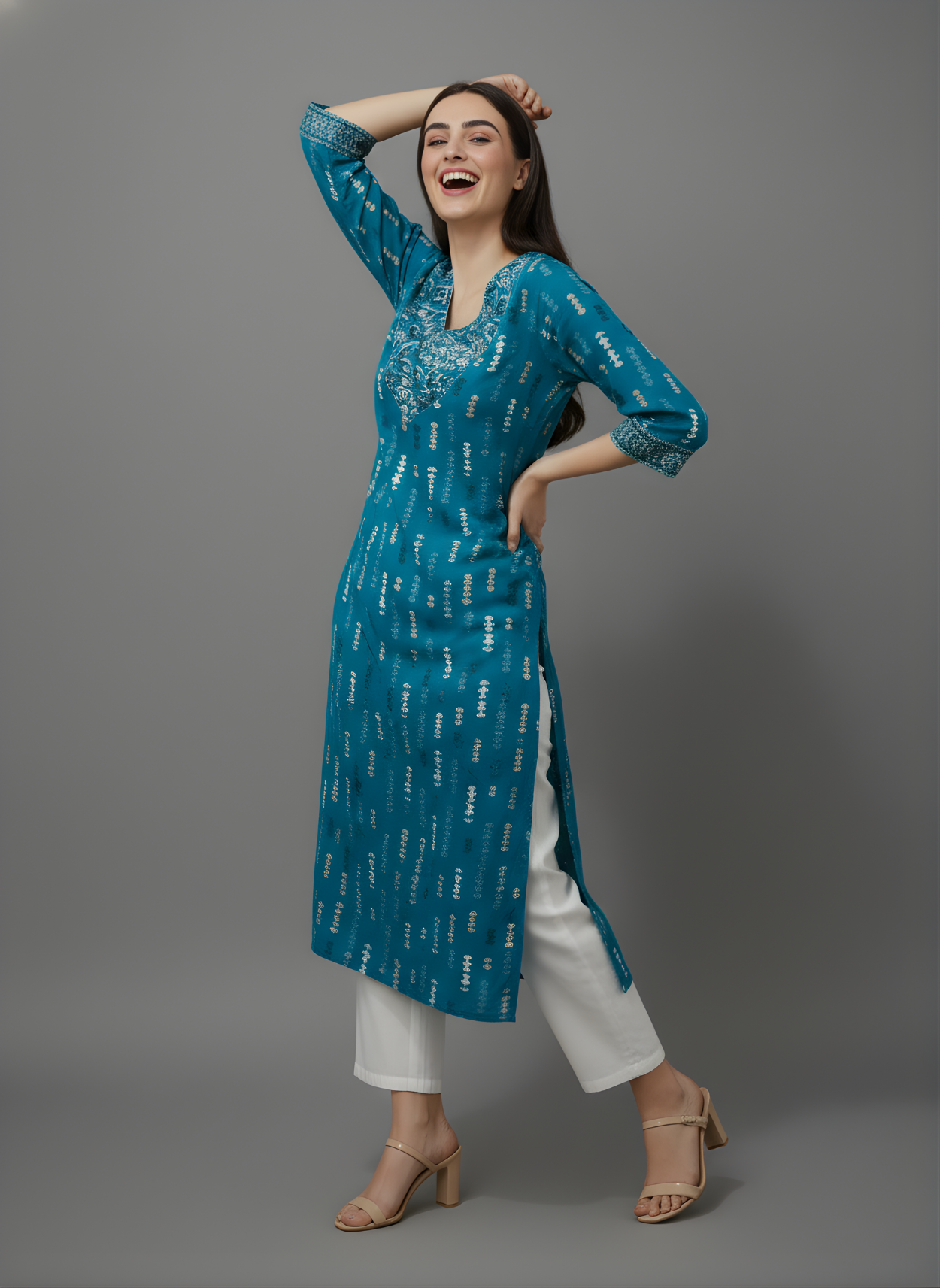 Neelufer Creation ready to dispatch cotton kurti
