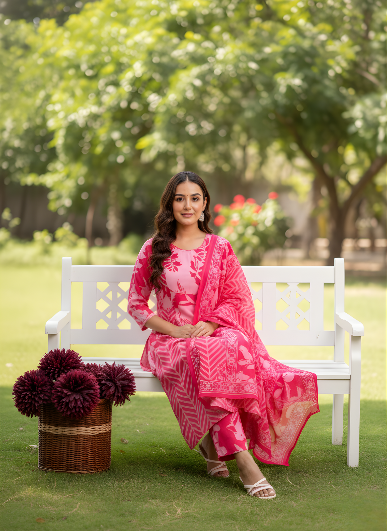 Neelufer Creation women ethnic cotton set