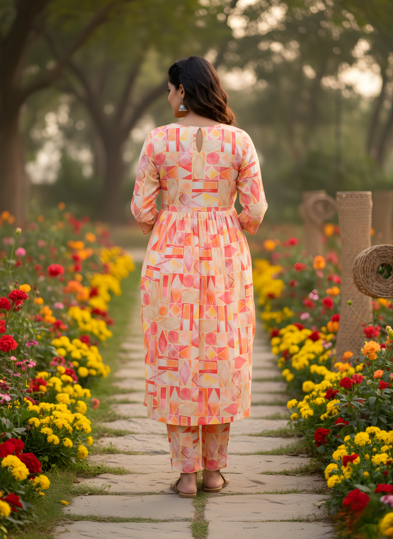 Pure Cotton Printed Kurti Set – Wholesale Women Ethnic Wear for Bulk Buyers