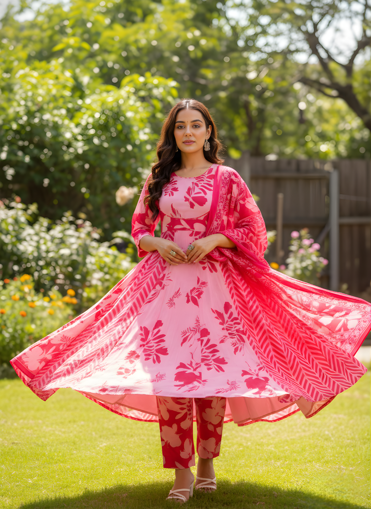 Ready to dispatch pure cotton dupatta set for wholesale