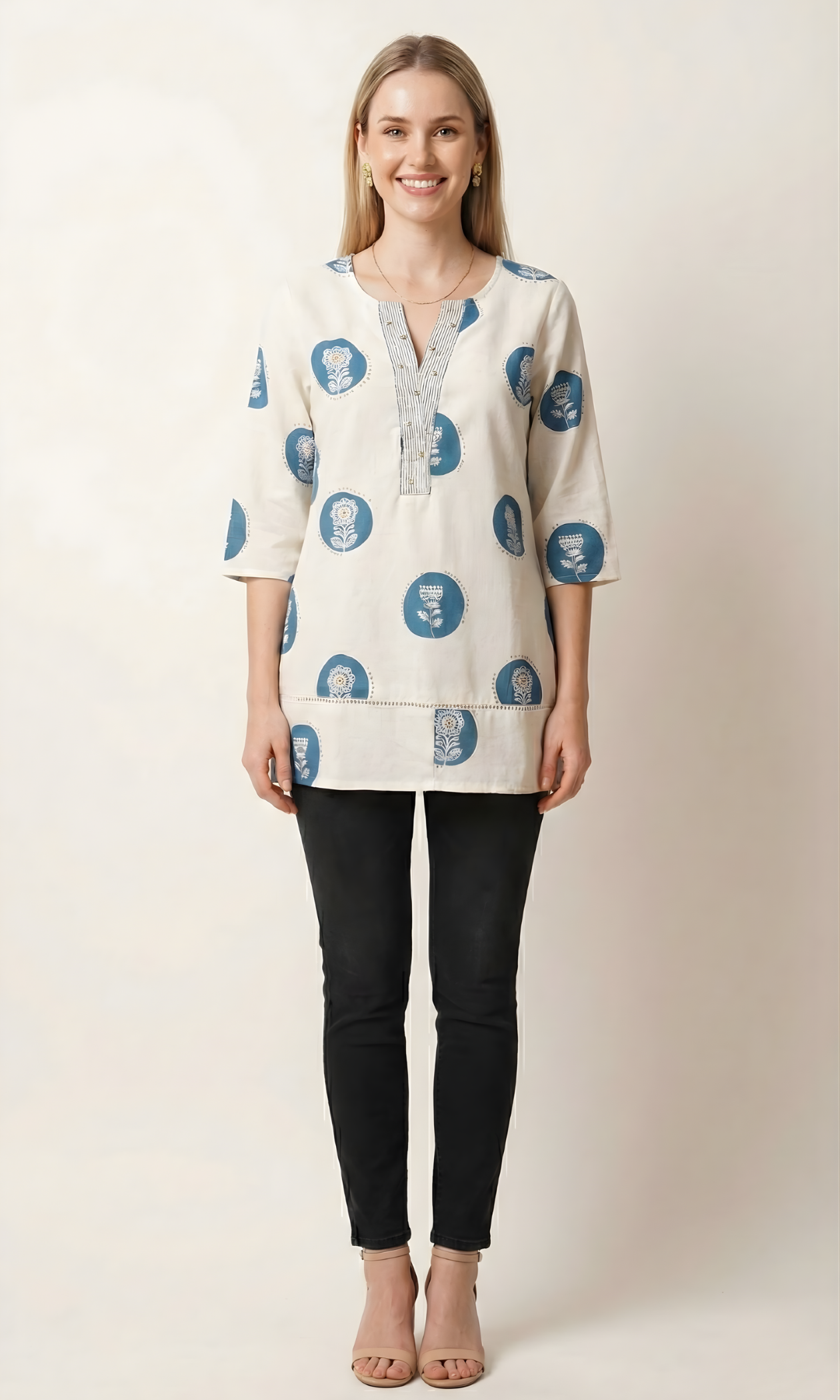 Jaipuri Motif Cotton Flex Women’s Top – Wholesale Manufacturer Collection
