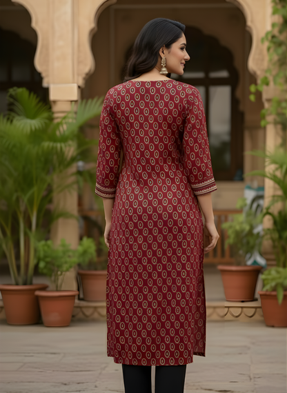 Neelufer Creation ethnic motif kurti wholesale