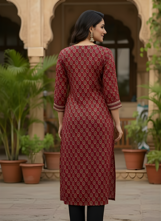 Neelufer Creation ethnic motif kurti wholesale