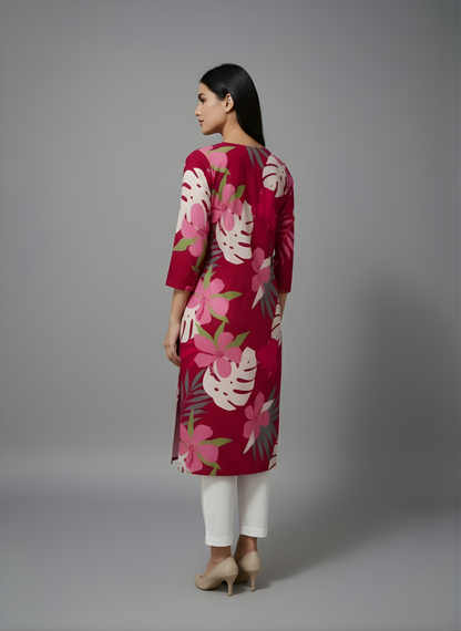 Neelufer Creation premium fabric kurti detail