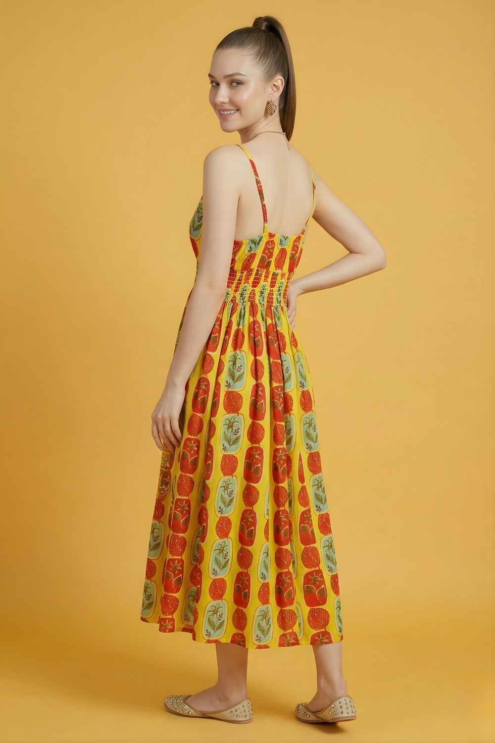 wholesale cotton kurtis supplier women wear bulk supplier India yellow