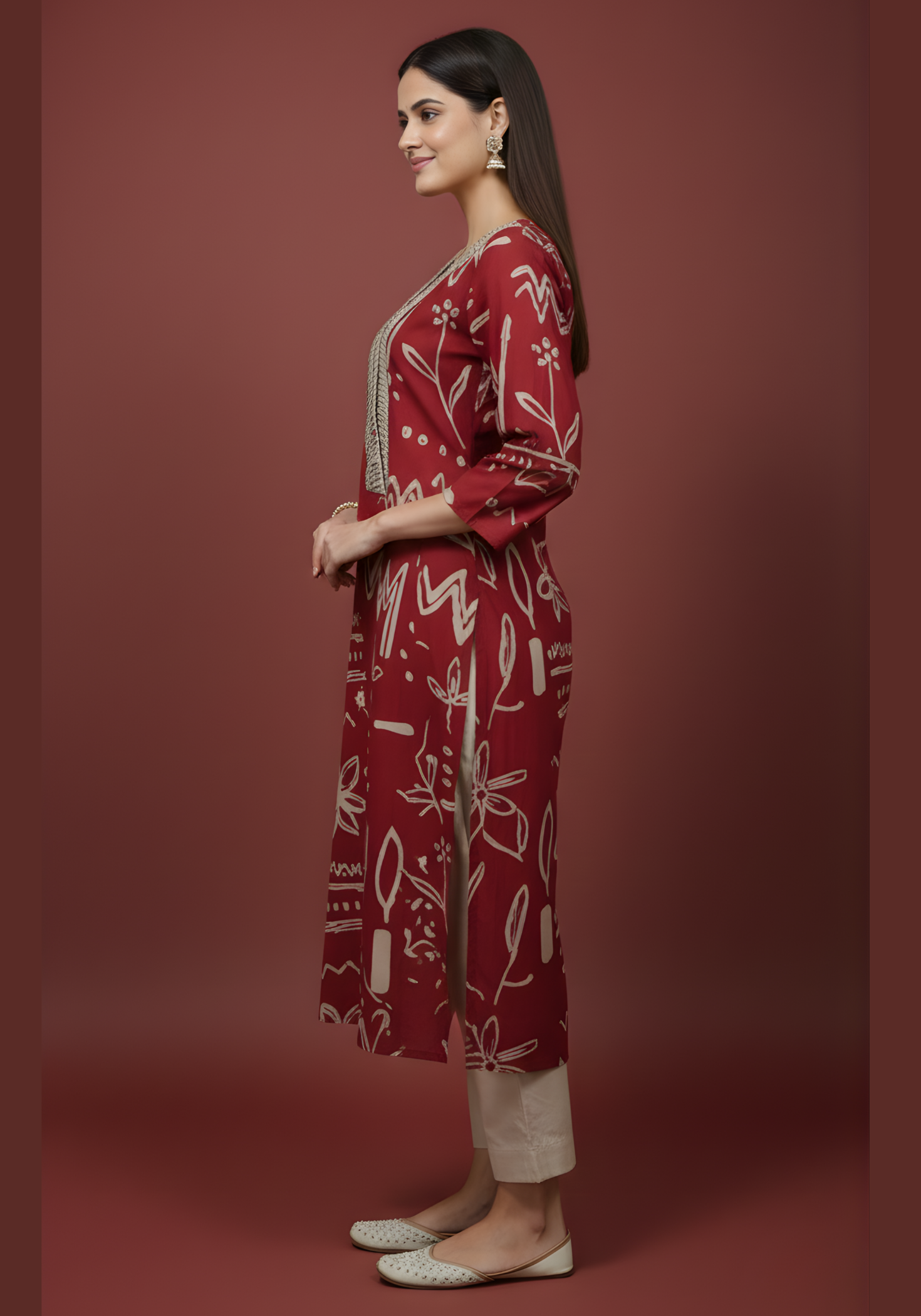 Women ethnic cotton kurta set wholesale supplier