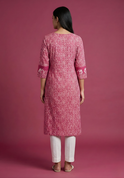 Cotton kurta pant dupatta set wholesale women wear