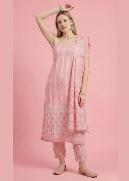 Neelufer Creation wholesale cotton kurta set