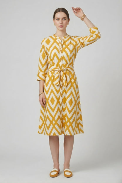 women wear wholesale manufacturer India printed cotton dress design