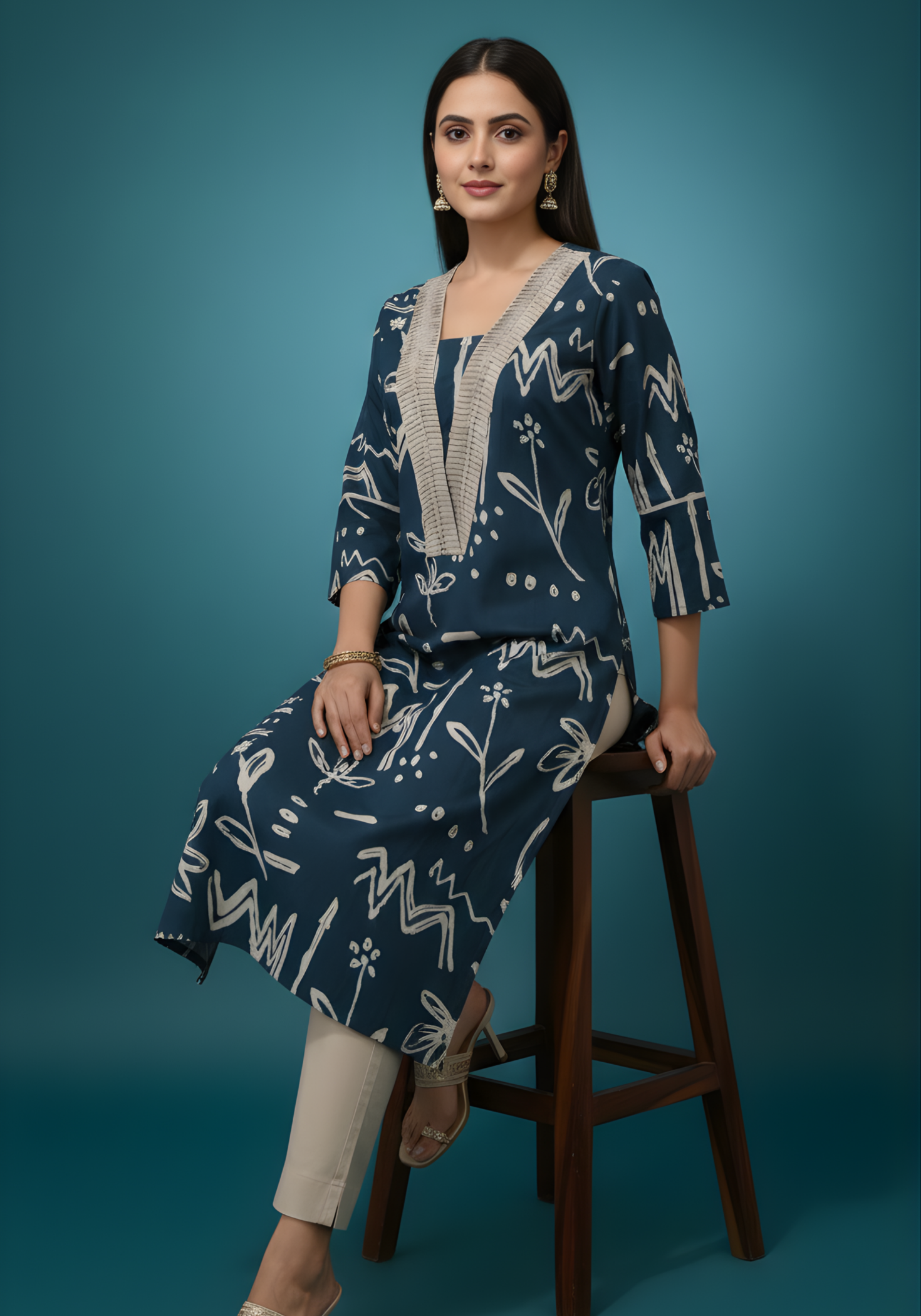 Neelufer Creation women wear manufacturing kurta set