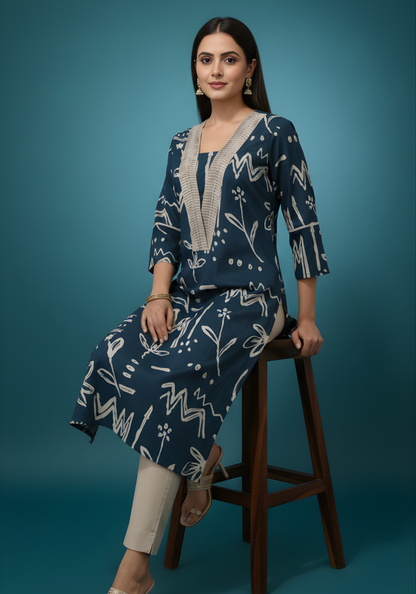 Neelufer Creation women wear manufacturing kurta set