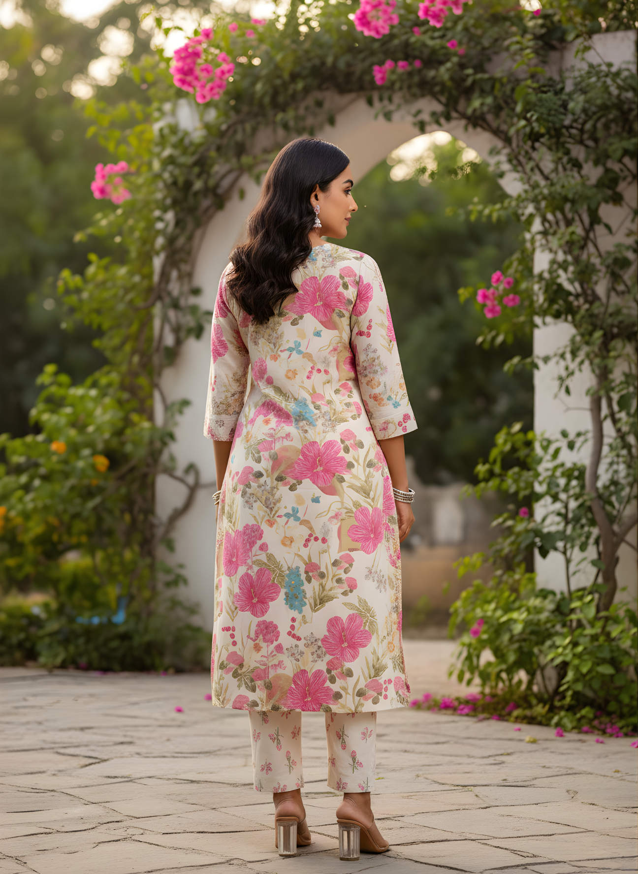 Floral kurta set for online sellers