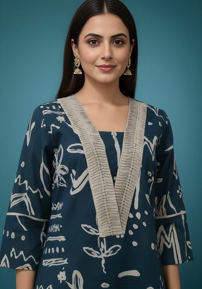 Neelufer Creation Pure Cotton Kurta Set – Women Wear Wholesale Manufacturing Essential