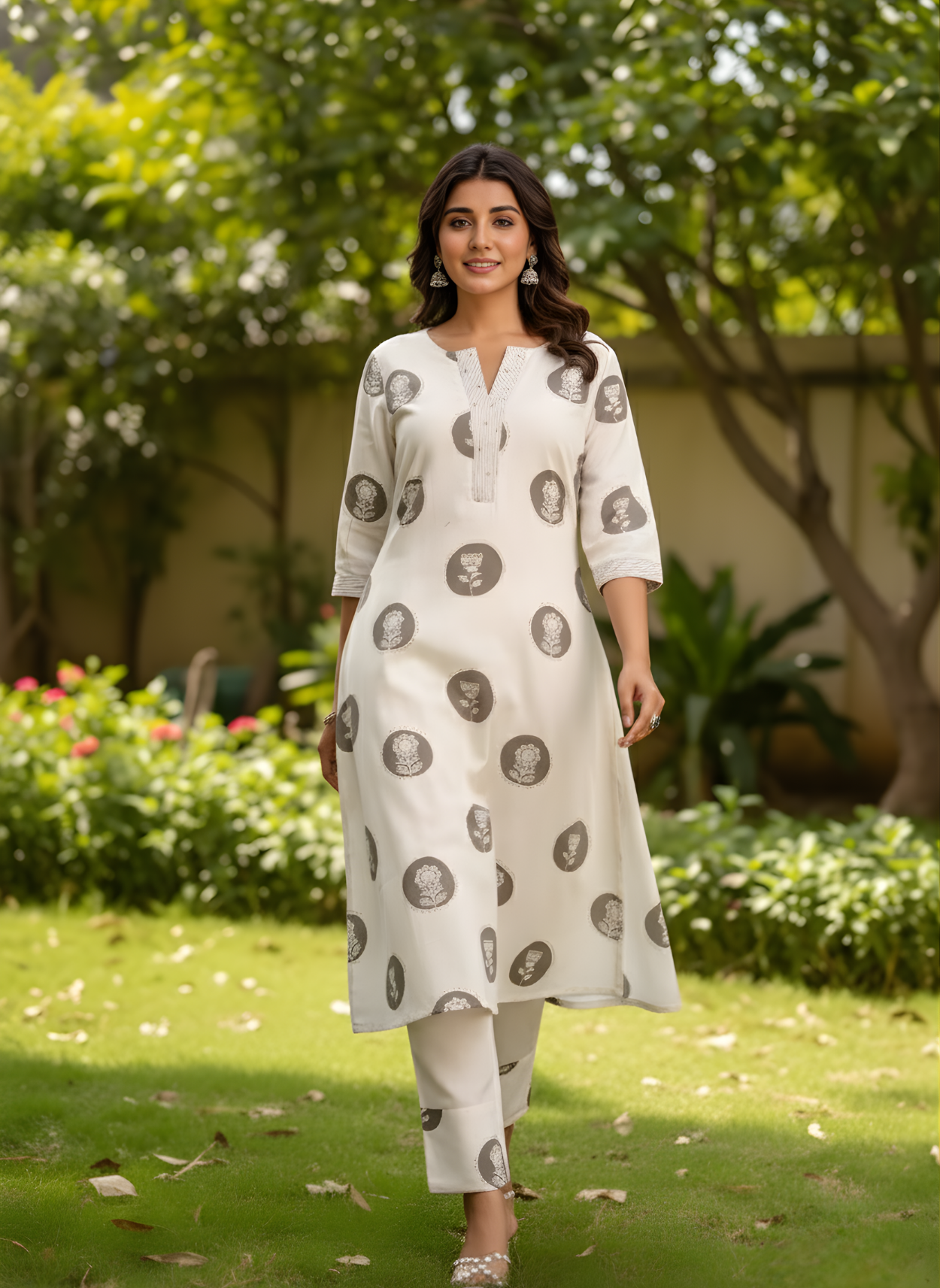 Women pure cotton kurta set bulk supply