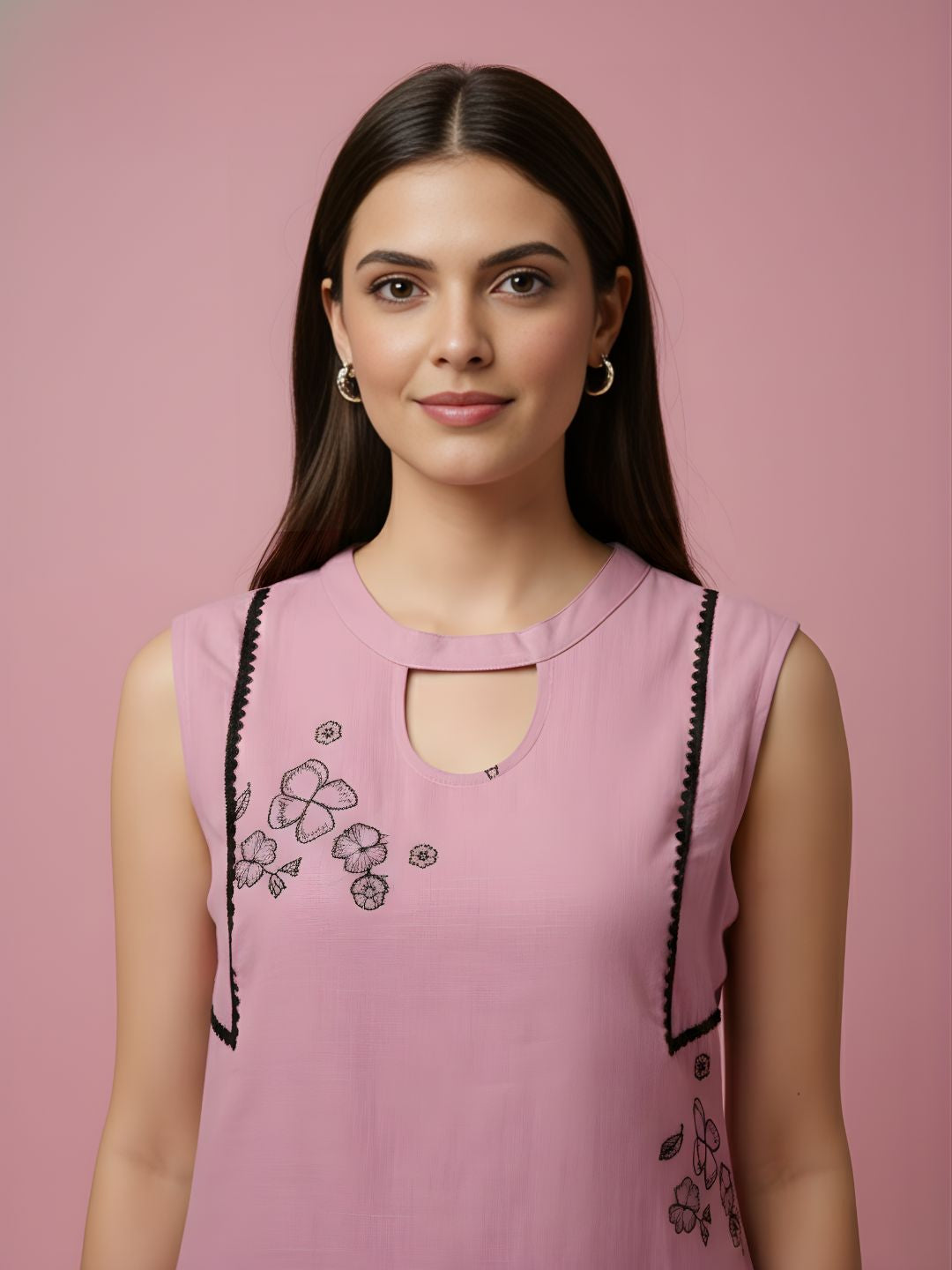 Cotton Dobby Kurta Set with Lining – Women Wear Wholesale Manufacturer India | Neelufer Creation
