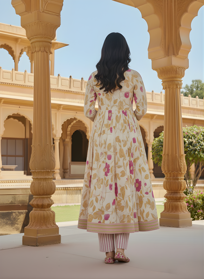 Printed cotton dupatta set manufacturer India