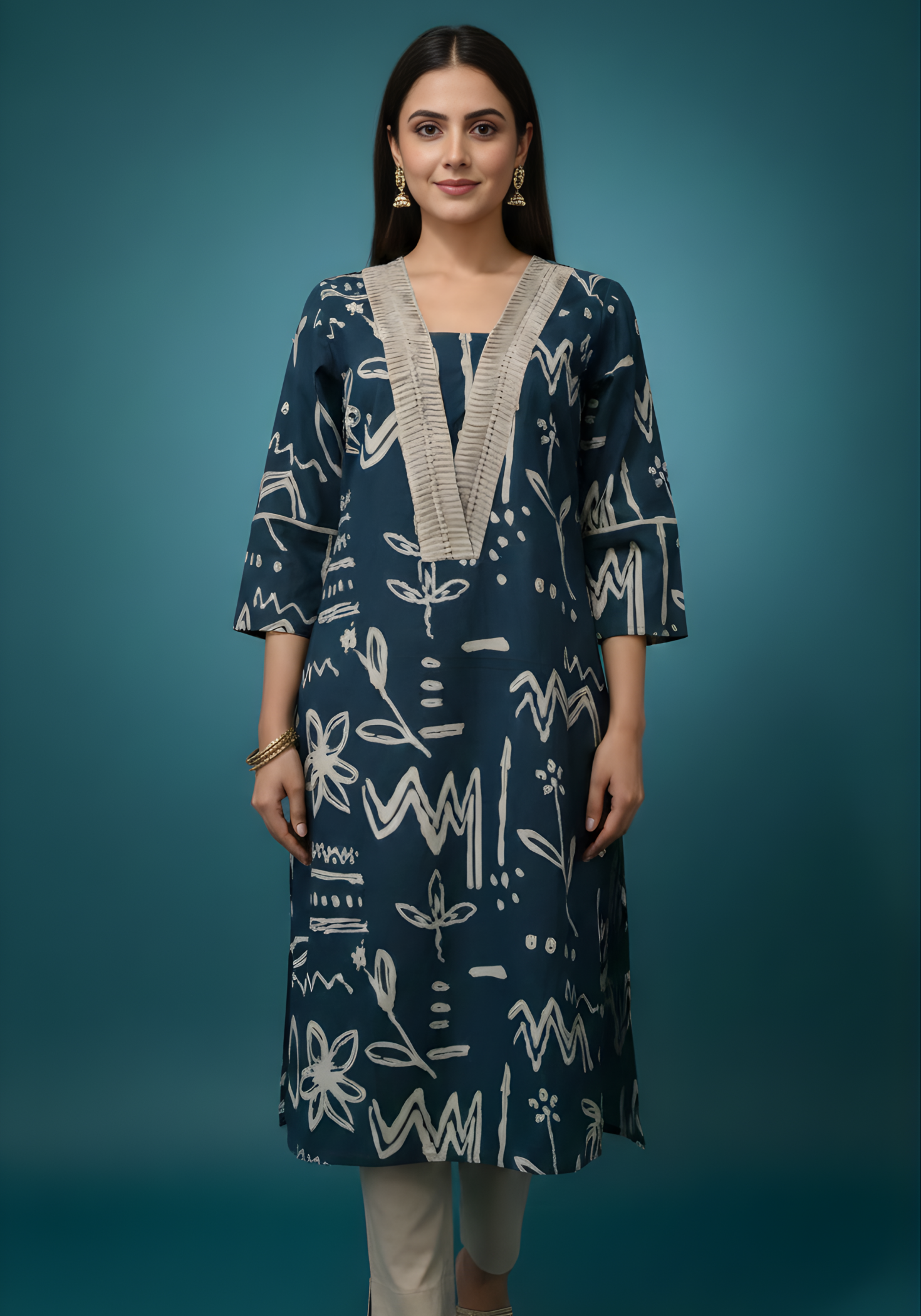 Indian women cotton kurta set manufacturer