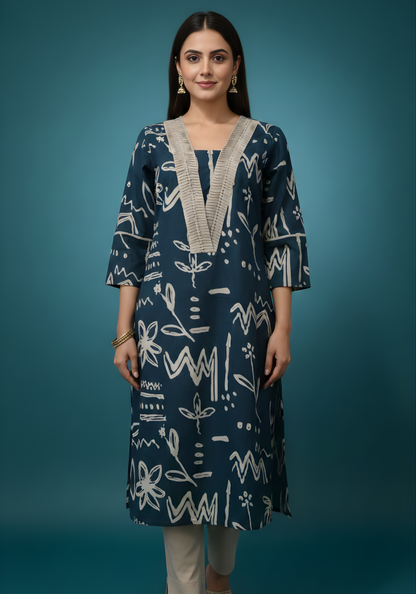 Indian women cotton kurta set manufacturer