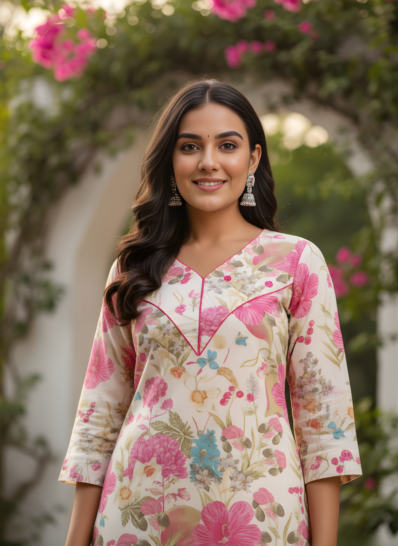 Printed cotton kurta set for retailers
