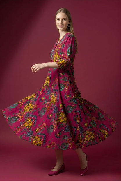 women wear wholesale manufacturer India printed cotton dress supplier