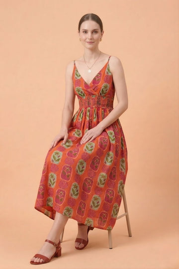 women wear wholesale manufacturer India cotton middy dress