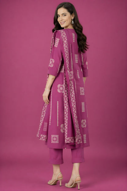 women wear wholesale manufacturer India navy cotton kurta set