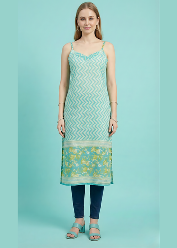 Pure Mul Cotton Printed Kurti – Women Wear Wholesale Manufacturer