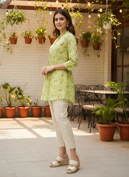 Jaipuri cotton ethnic top manufacturer India