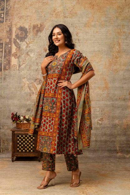 Neelufer Creation pure cotton dupatta set wholesale