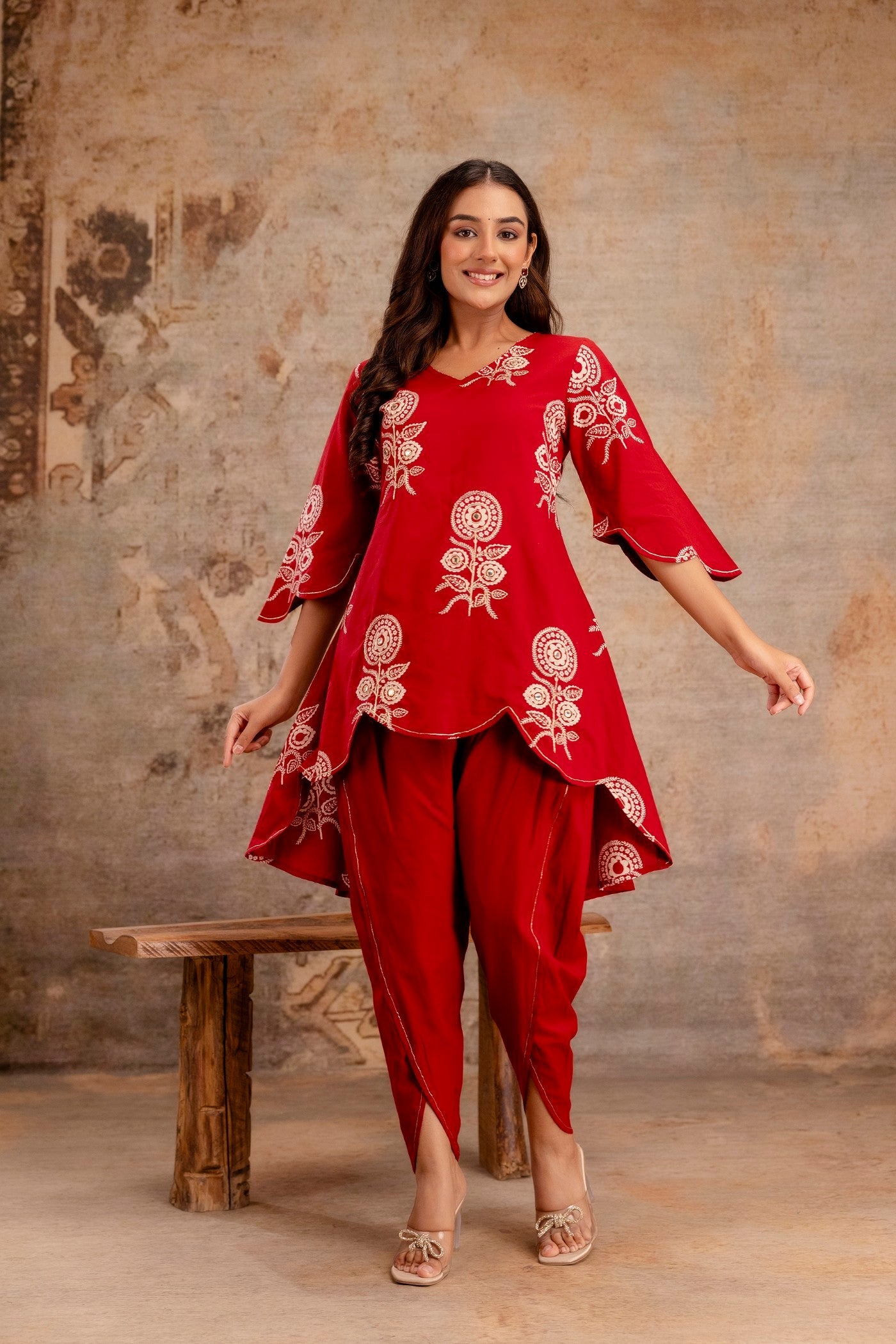 Indian women cotton cord set export quality