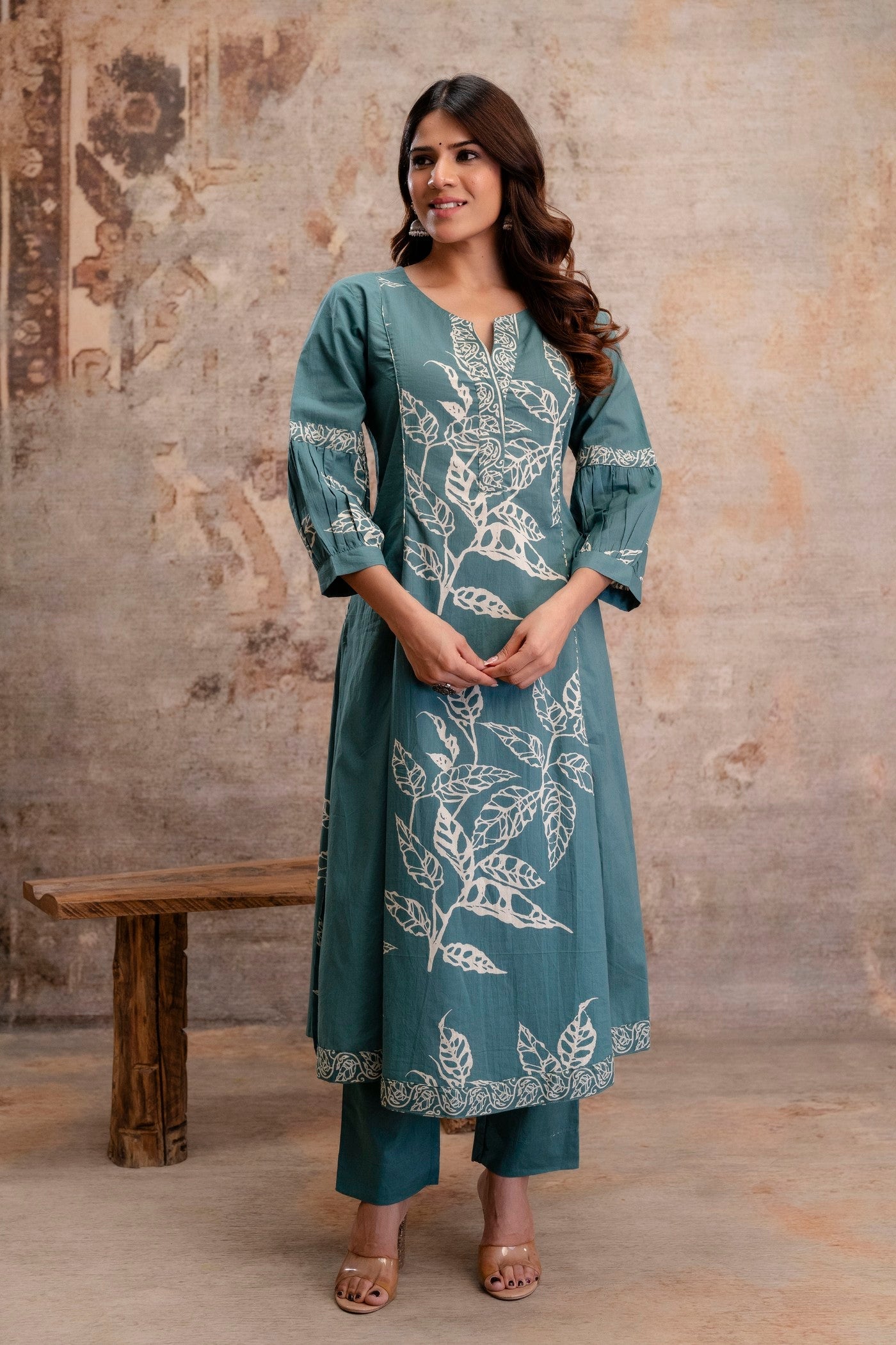 Ladies pure cotton dupatta set for retailers