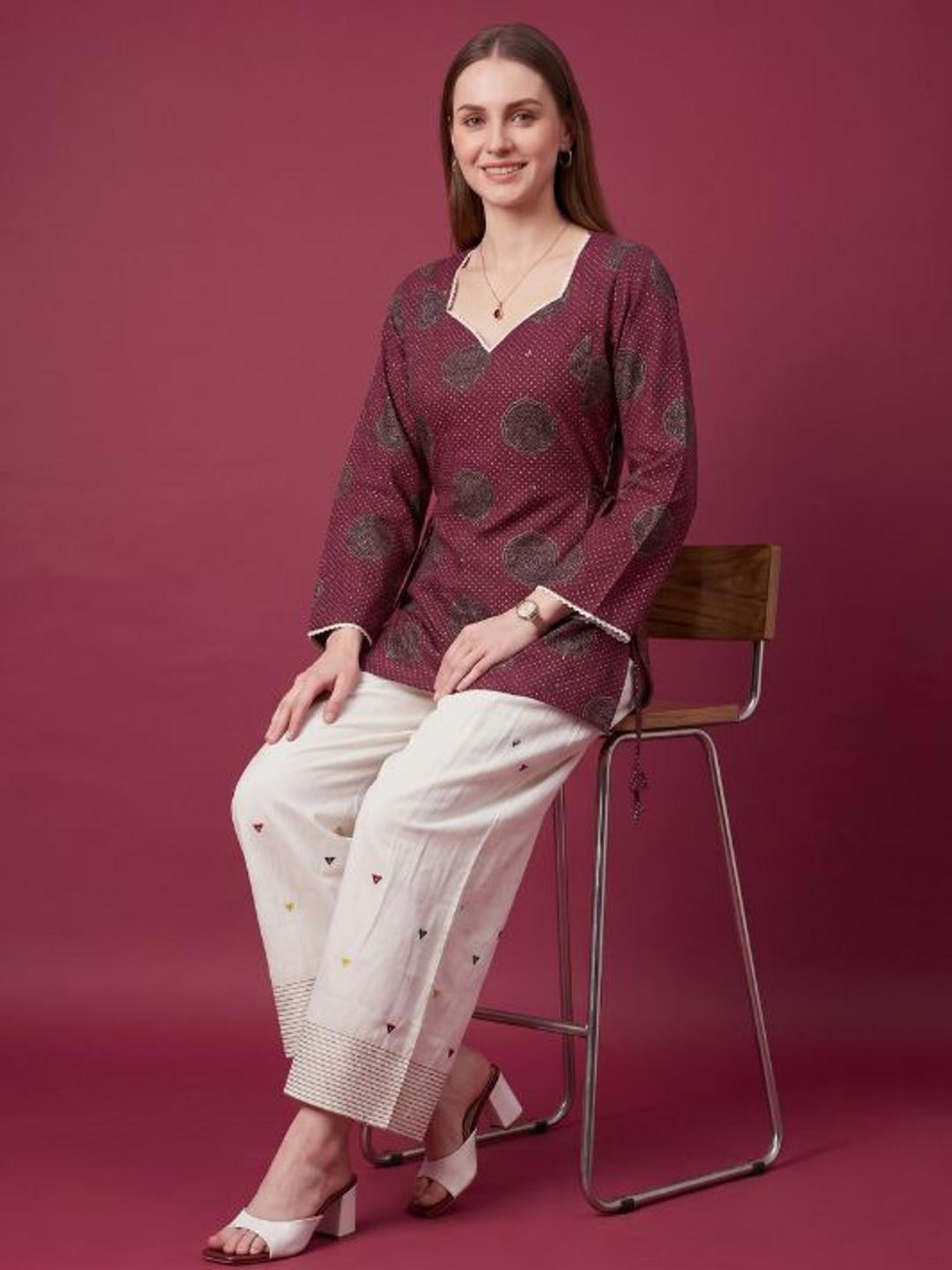 Wholesale Ethnic Wear Supplier India Wine Pure Cotton Farshi Collection