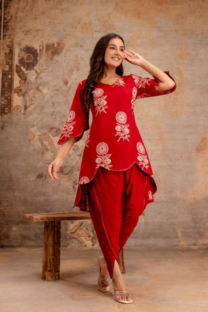 V neck cotton cord set for women wholesale