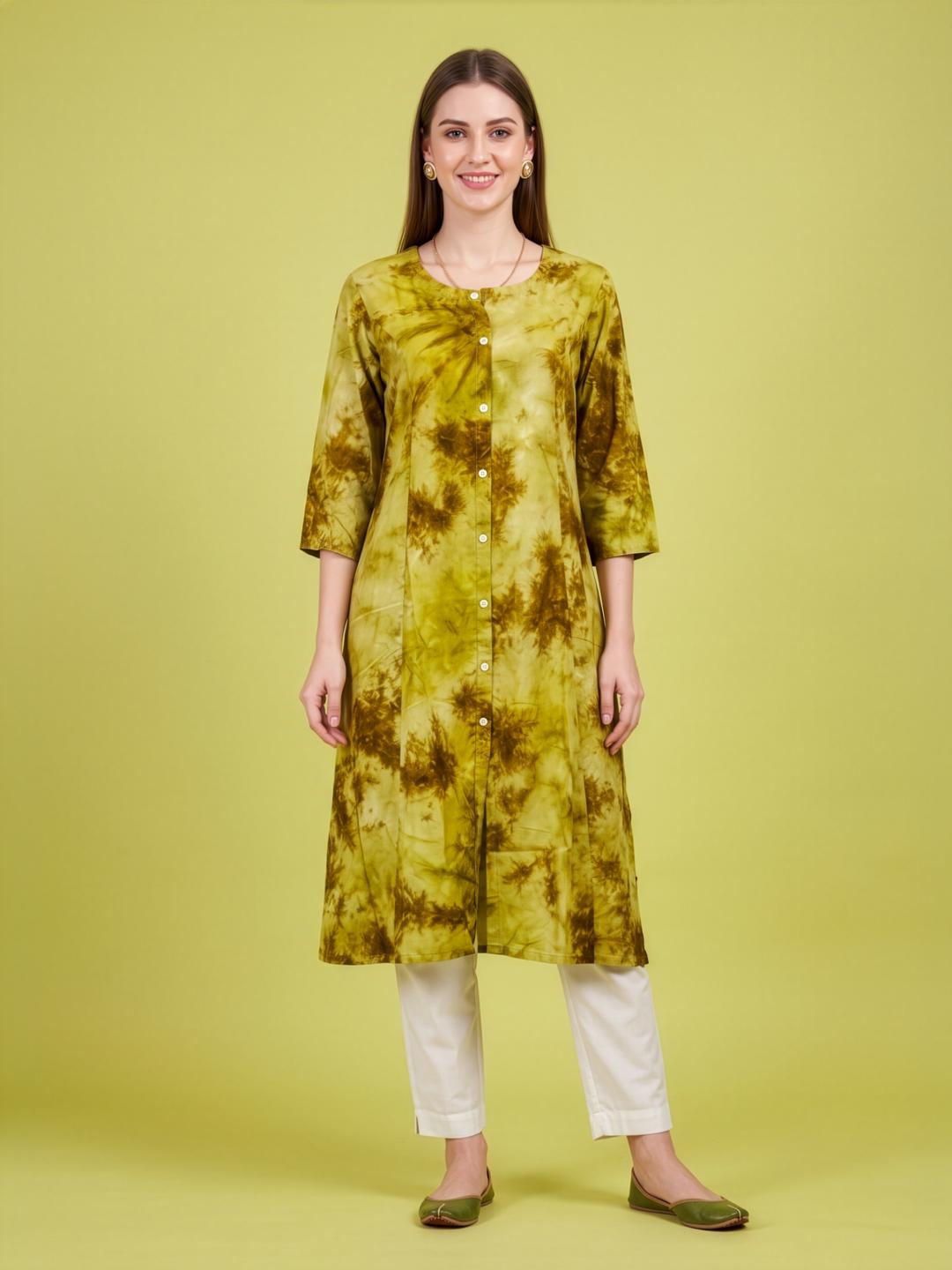 Cotton kurti wholesale manufacturer India yellow cotton kurta