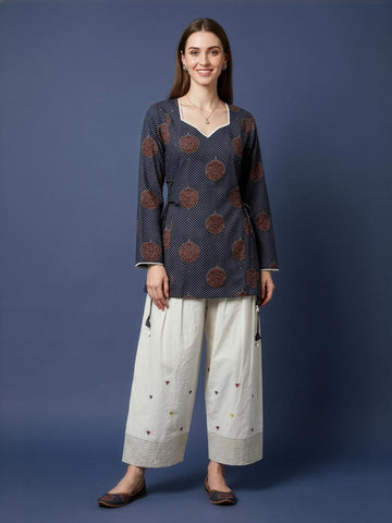 Women Wear Wholesale Manufacturer India Grey  Cotton Farshi Salwar Set