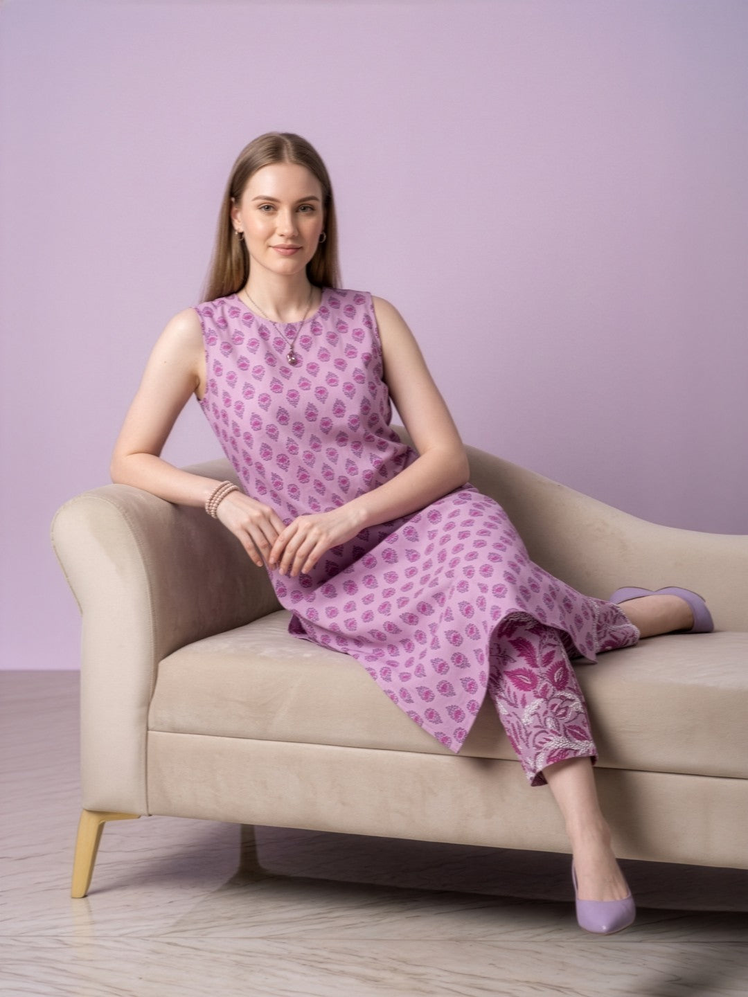 Pure Cotton Printed Kurta Pant Wholesale Manufacturer for Women Collections