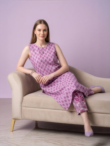 Pure Cotton Printed Kurta Pant Wholesale Manufacturer for Women Collections